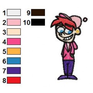 Young Timmy Turner Embroidery Design